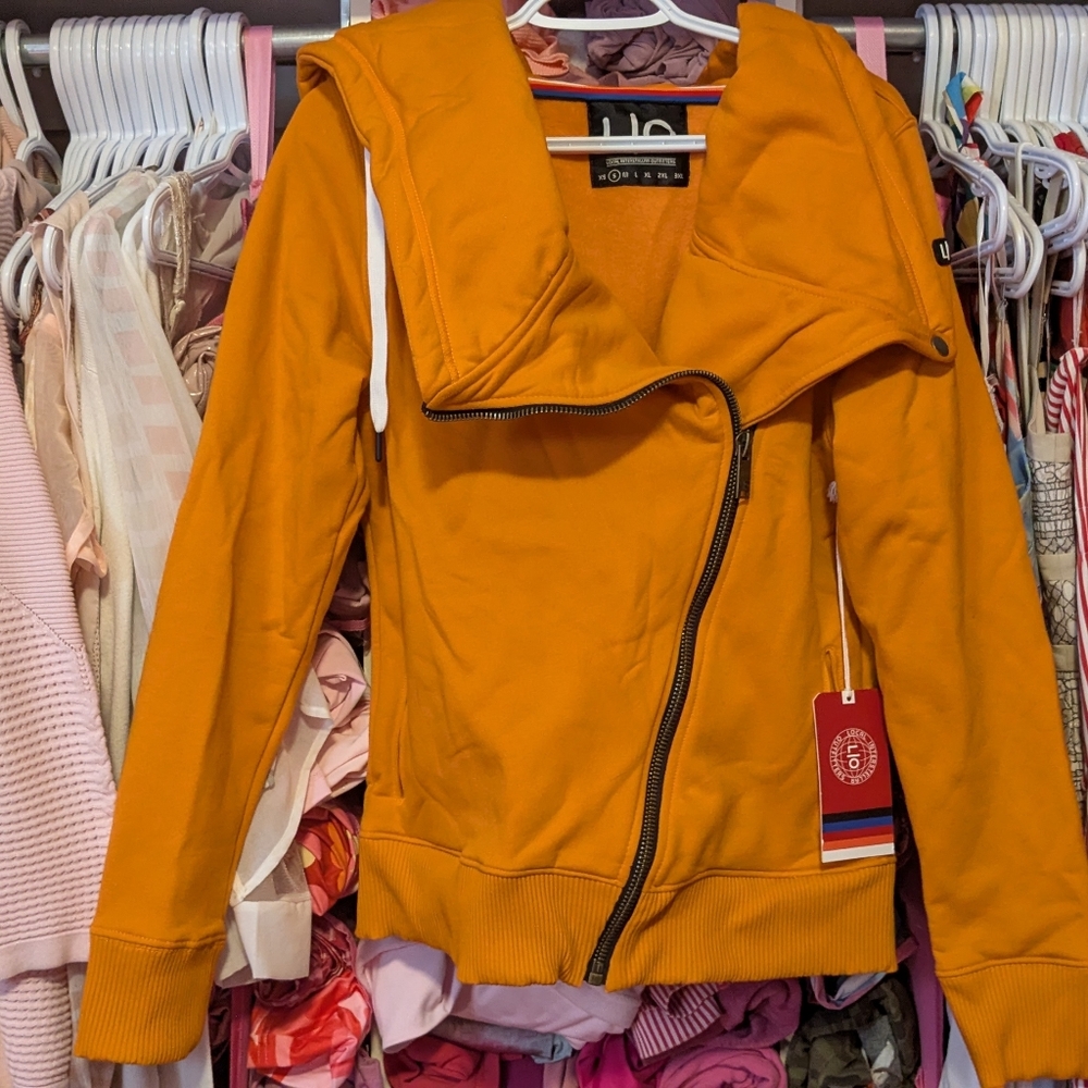 Cozy Orange Zip Women's Hoodie Local Interstellar Outfitters